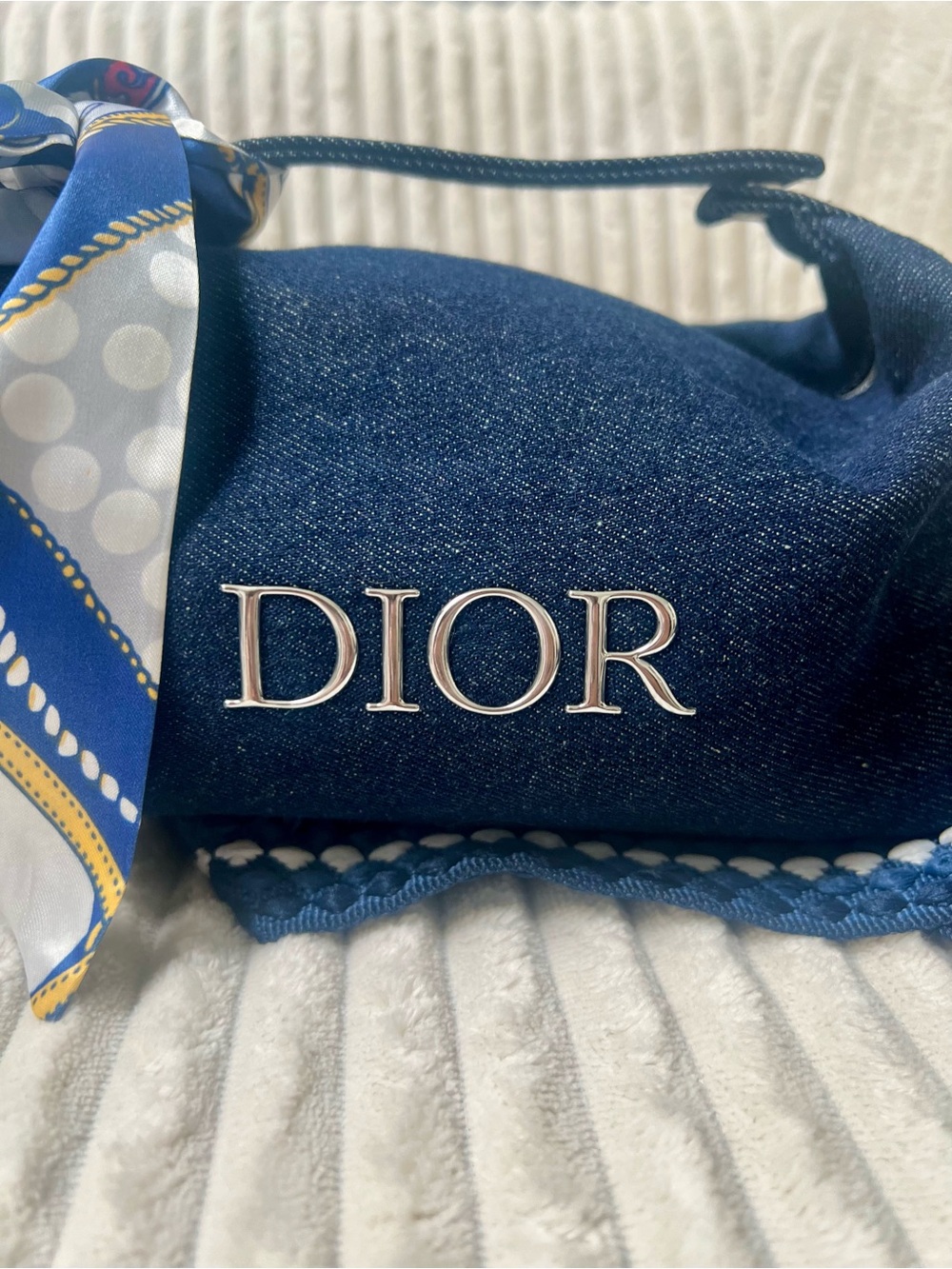 Dior Upcycled Denim Beauty Bag to Crossbody Purse - Picture 2 of 11